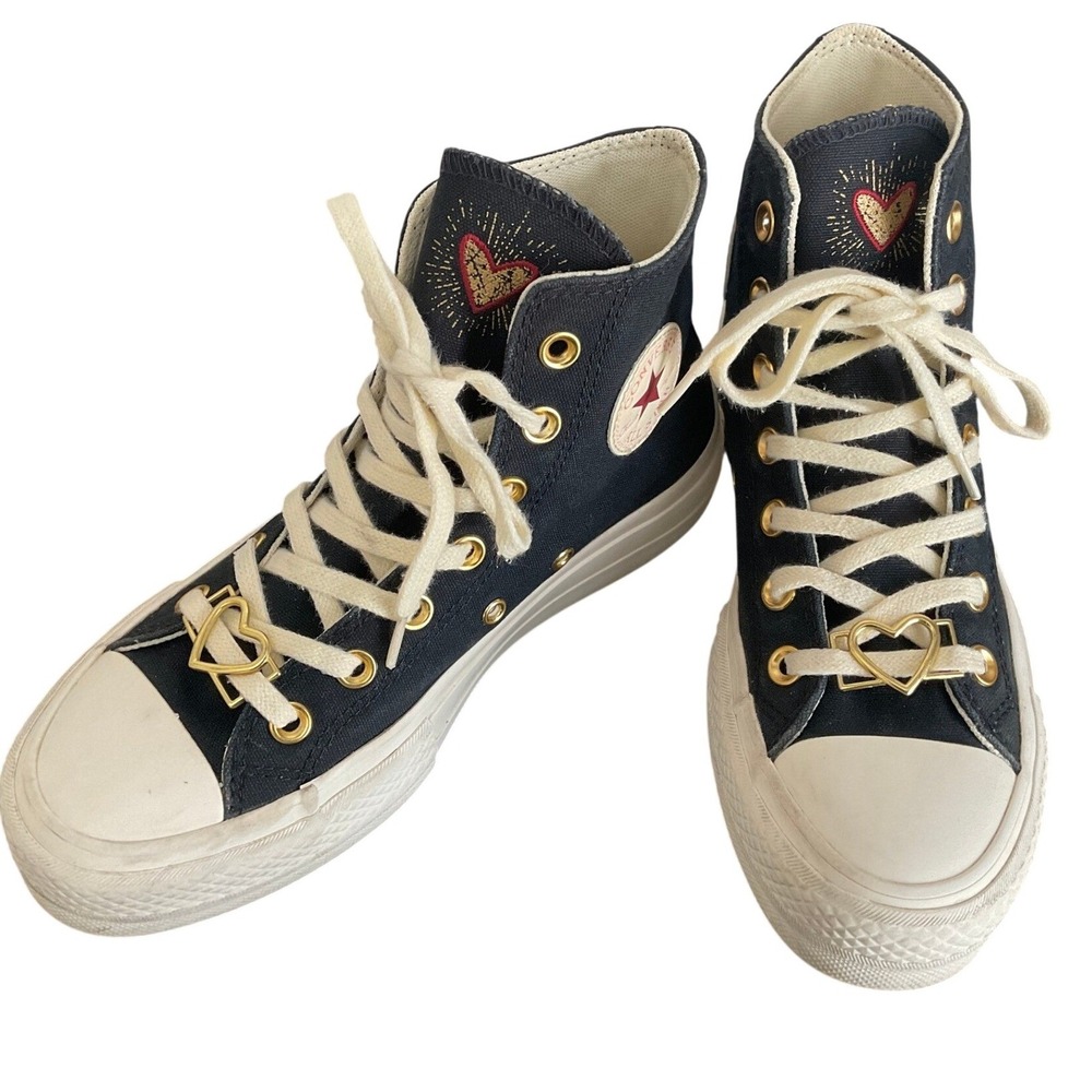 Converse Chuck Taylor All Star Lift Hi Valentines Day A05138C Womens Size 6